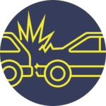 car crash icon